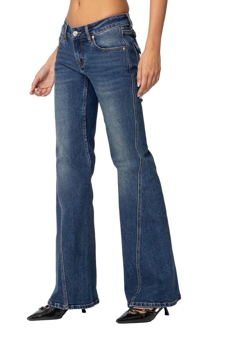 Colton Low Rise Bootcut Jeans, Alternate, color, BLUE