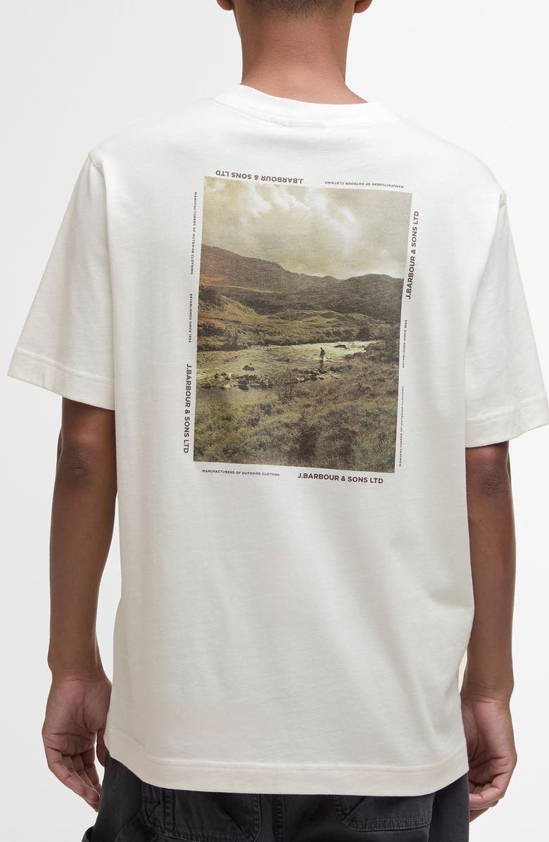 Barbour Parkend Photo Cotton Graphic T-Shirt, Alternate, color, Whisper White