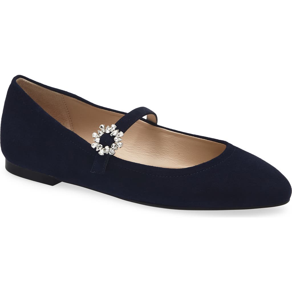 Stuart Weitzman Aura May Jane Flat In Blue
