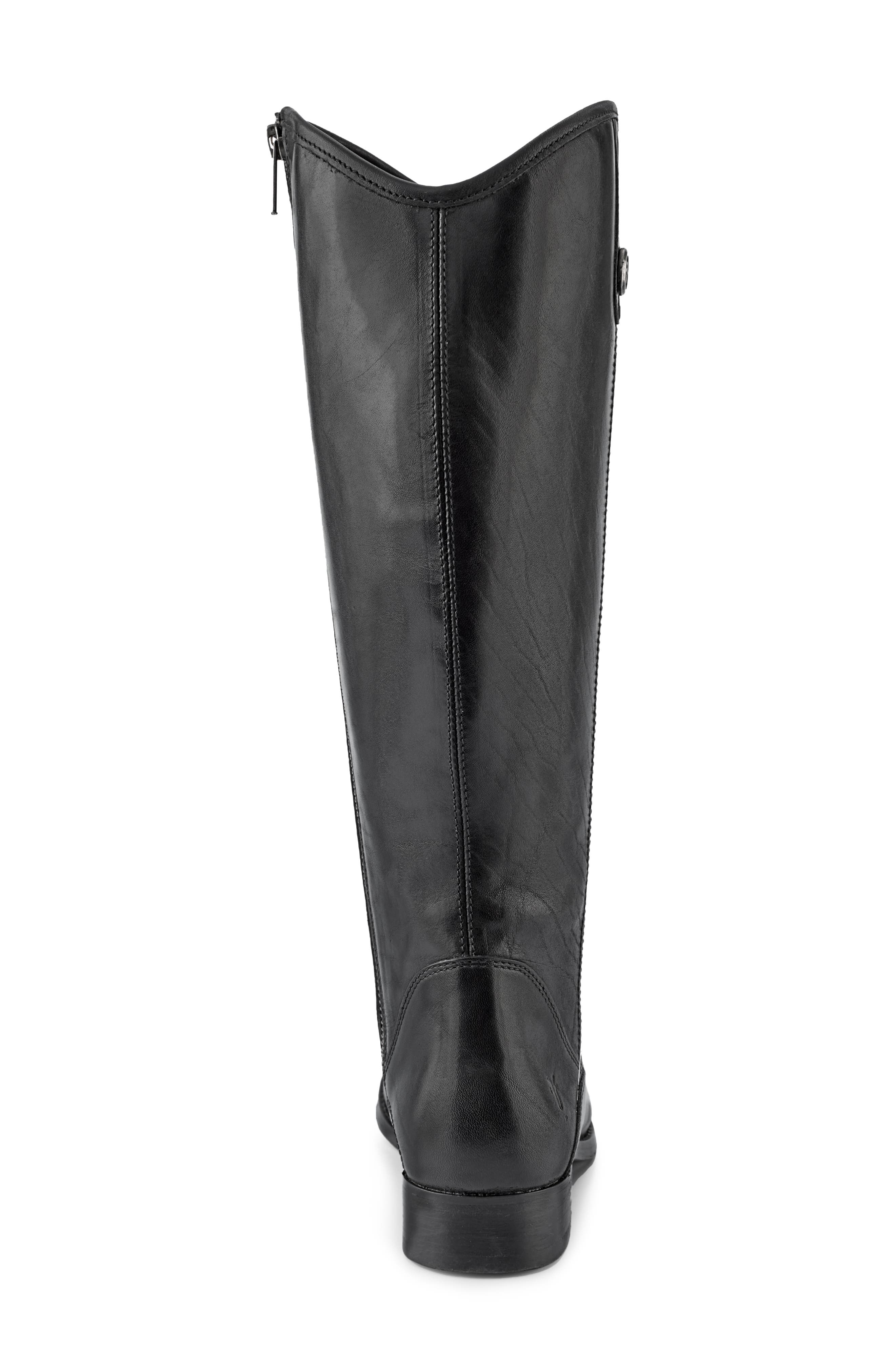Frye Marissa Medallion Inside Zip Tall Boot, Alternate, color, Black