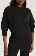 Rhone Signature Crewneck Cotton Blend Rib Sweatshirt