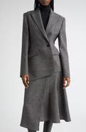 Michael Kors Collection Asymmetric Virgin Wool Blazer