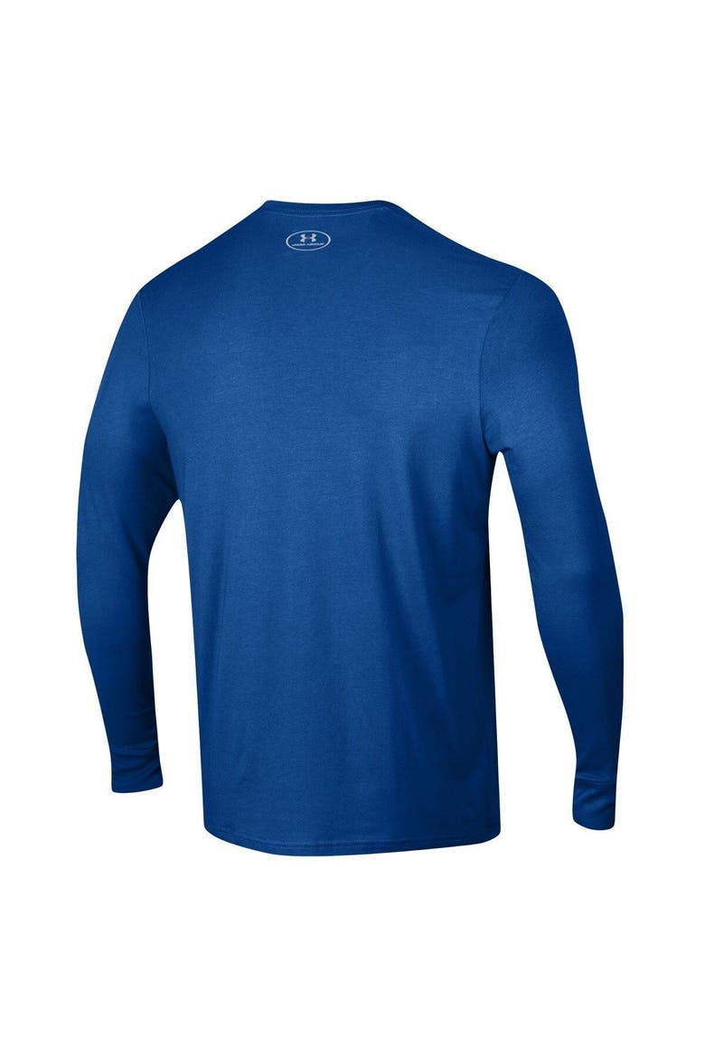 Men's Under Armour Royal Colorado State Rams Flag Sideline Performance Long Sleeve T-Shirt, Alternate, color, Royal
