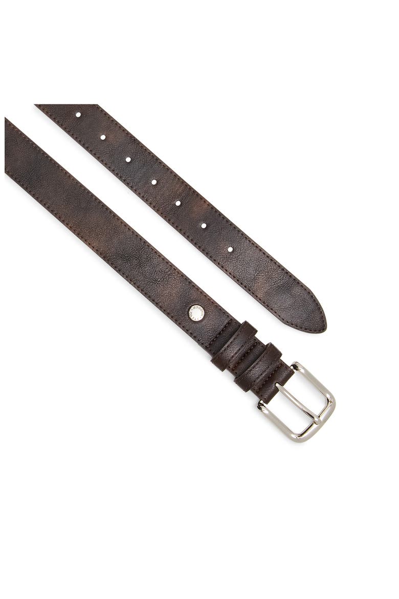 Topstitch Belt, Alternate, color, DARK CHOCOLATE