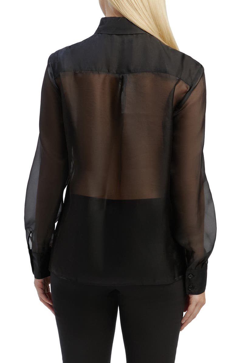 Bardot Rebecca Organza Shirt, Alternate, color, 