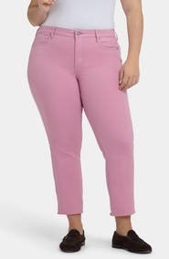 NYDJ Sheri Ankle Fray Hem Slim Jeans