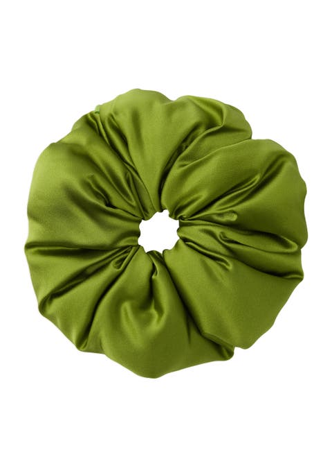 Silk Marshmallow Scrunchie