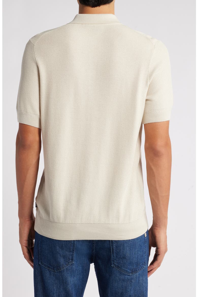 Daremo Cotton Blend Polo Sweater, Alternate, color, OPEN WHITE