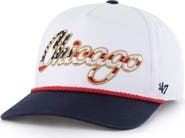 '47 Men's '47 White Chicago Cubs Patriotic Overhand Hitch Adjustable Hat