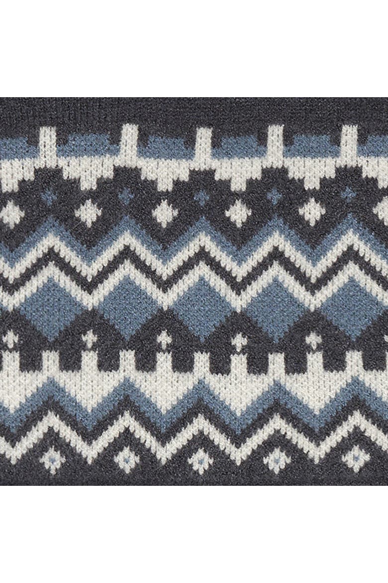 Dark Grey Heather Fair Isle Dress, Alternate, color, Dark Grey