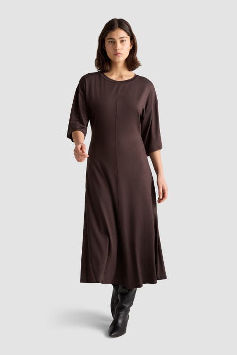 Gertie Relaxed Jersey Midi Dress