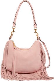 AIMEE Kane Convertible Leather Shoulder Bag