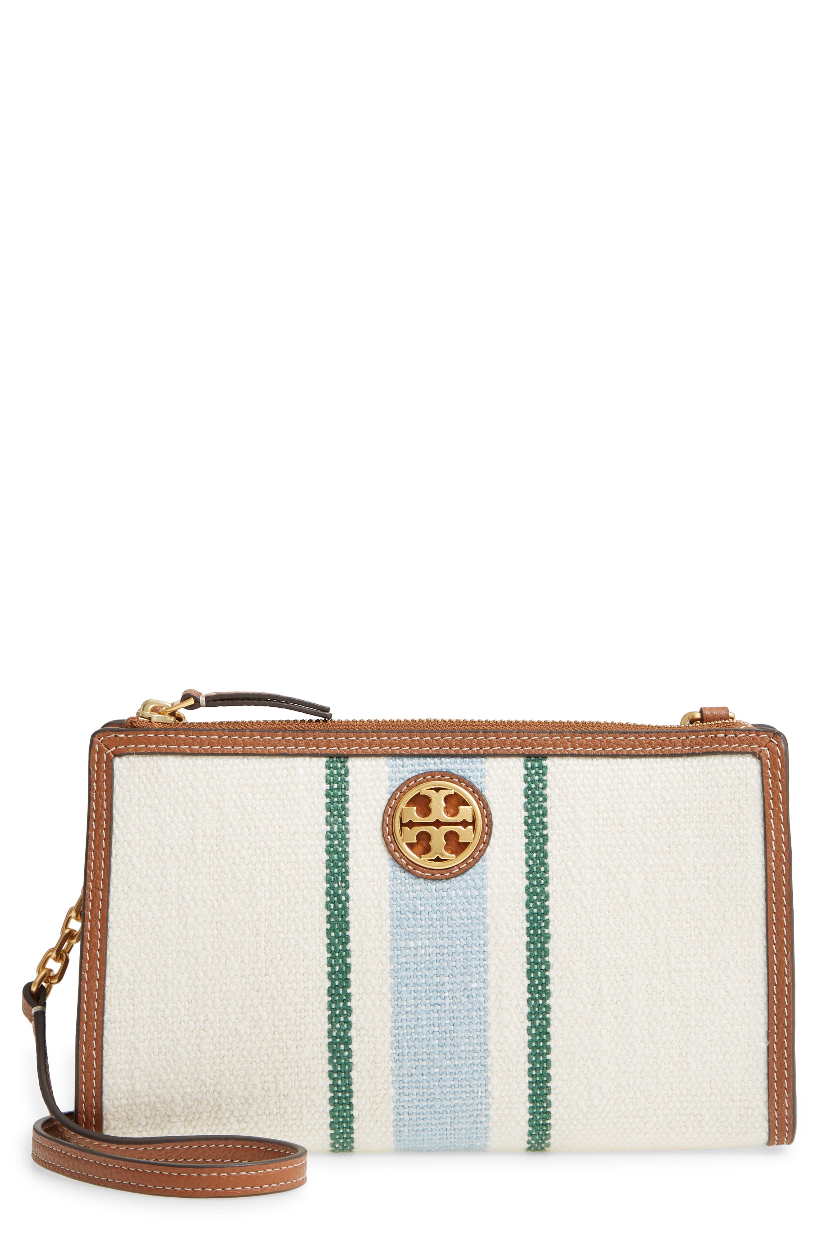 Carson Striped Crossbody Bag, Main, color, NATURAL/ICICLE CARSON STRIPE
