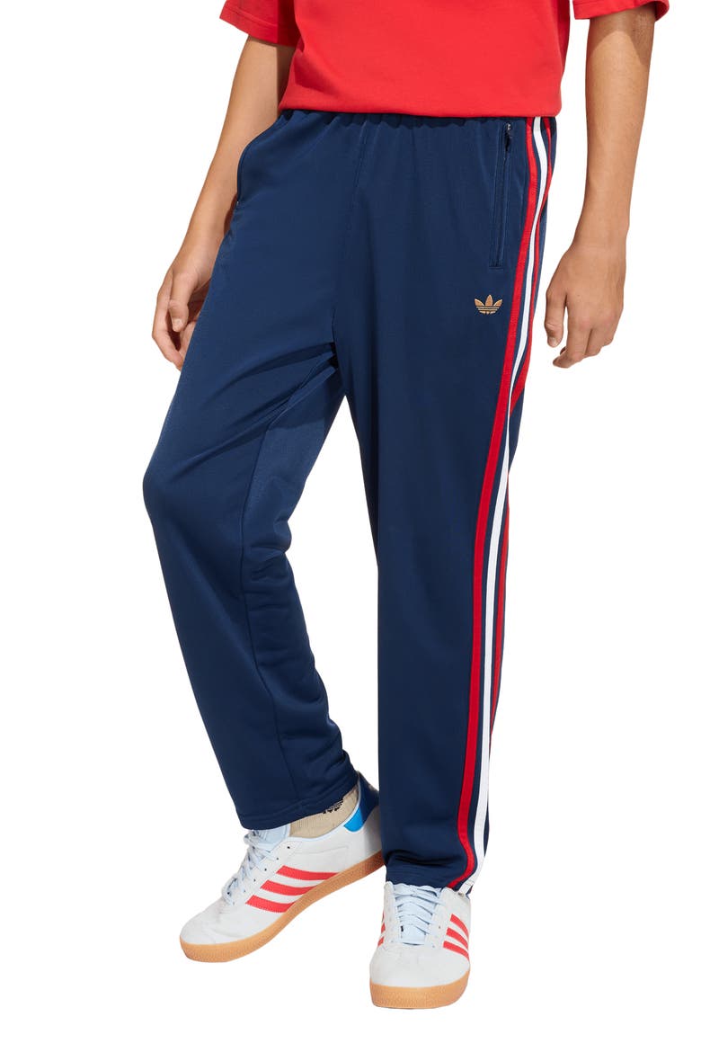 Kids' Firebird Recycled Polyester Track Pants, Alternate, color, NIGHT INDIGO/DARK FOOTBALL GOLD