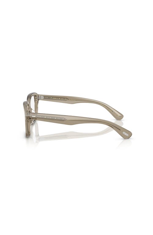 Oliver Peoples 51mm Rectangle Optical Glasses In Brown