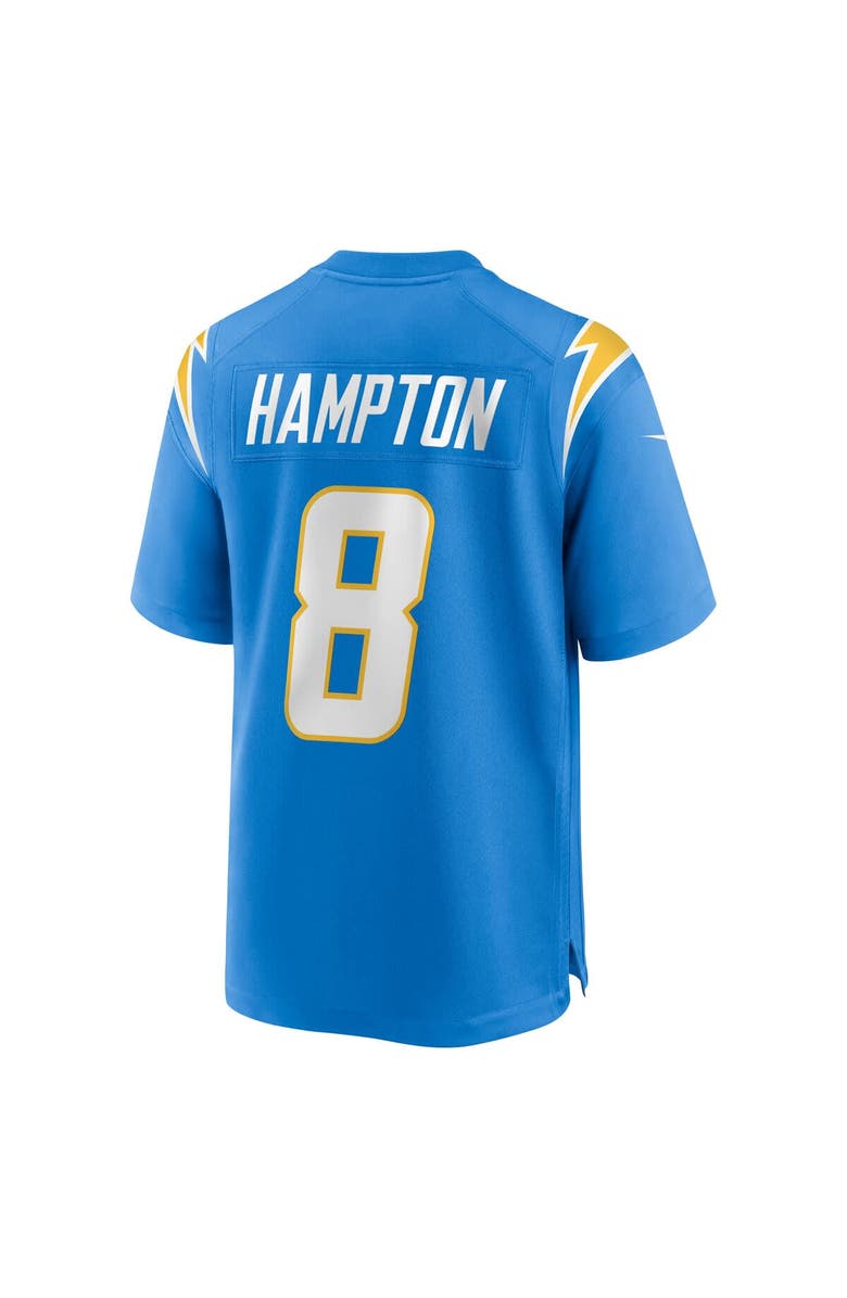 Nike Men's Nike Omarion Hampton Powder Blue Los Angeles Chargers 2025 NFL Draft First Round Pick Game Jersey, Alternate, color, Powder Blue