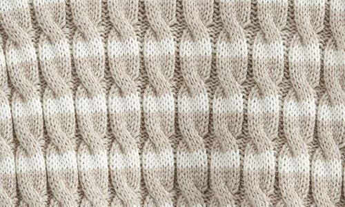 Nordstrom Cable Sweater Romper In Animal Print