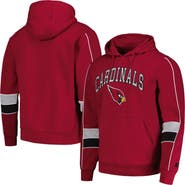 STARTER Men's Starter Cardinal Arizona Cardinals Captain Pullover Hoodie