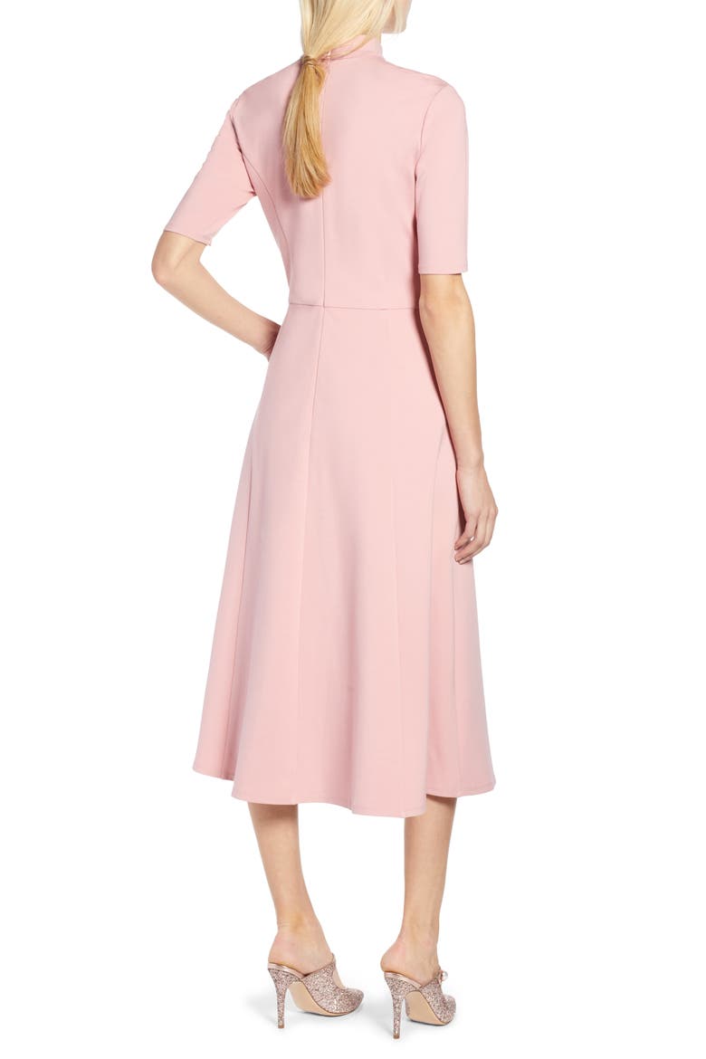 x Atlantic-Pacific Stretch Ponte Dress, Alternate, color, PINK BEAUTY