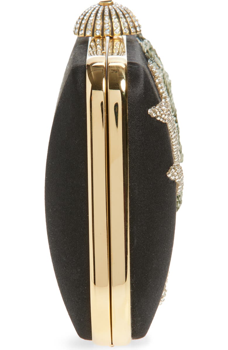 Valentino Garavani Carry Secrets Embellished Minaudière, Alternate, color, Black/ Crystal