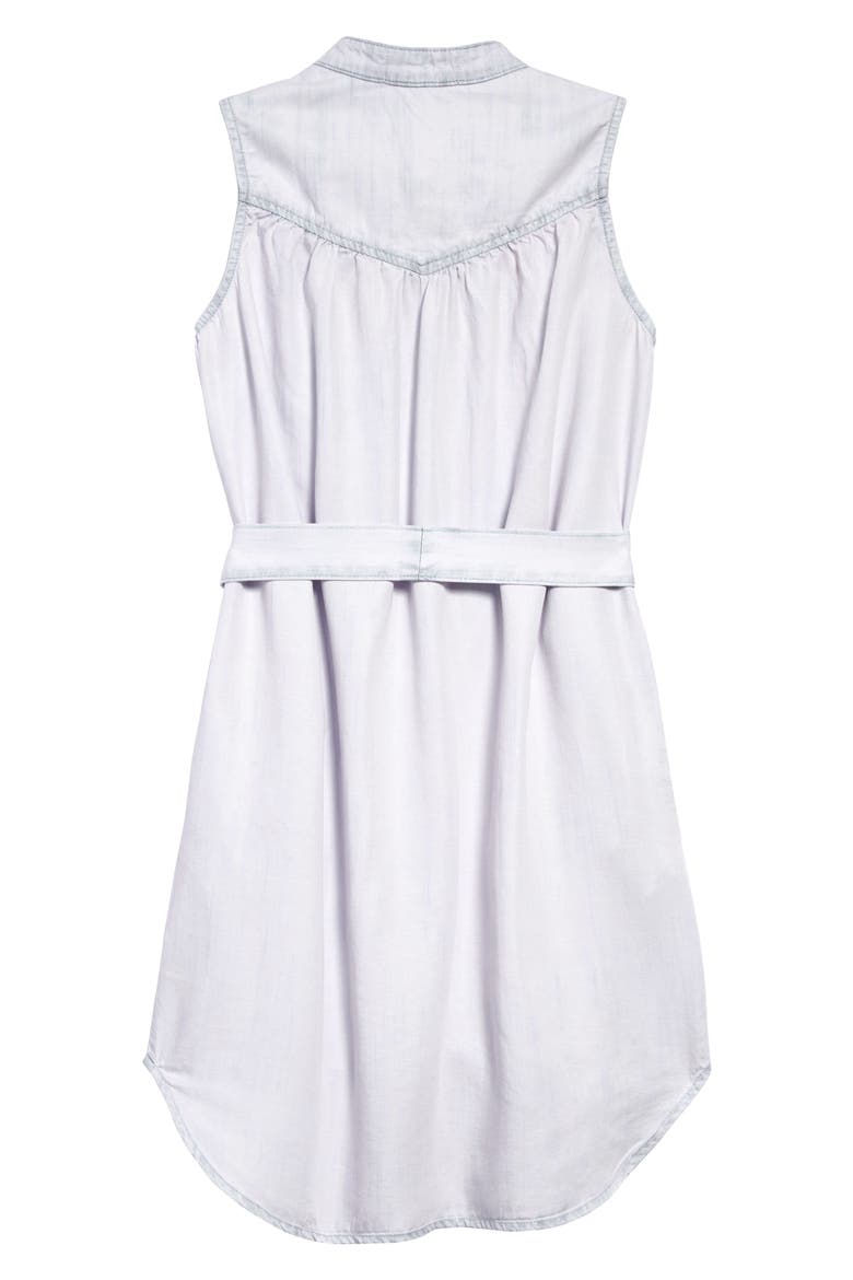 Sleeveless Shirtdress, Alternate, color, SWEET ROSE