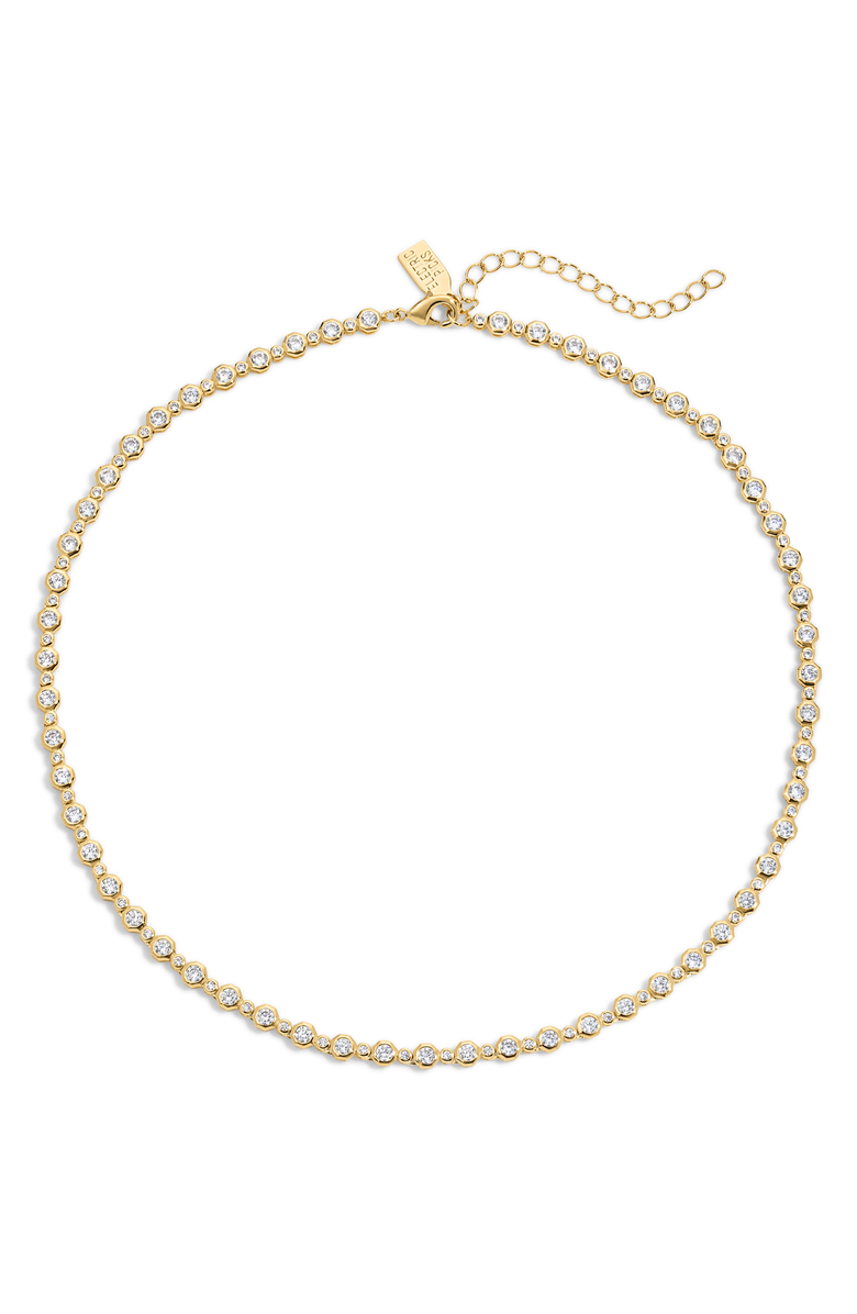 Electric Picks Trust Fund Necklace, Main, color, Gold