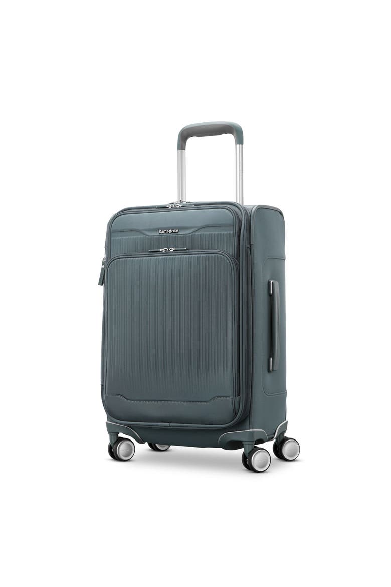 Silhouette 18 Softside Expandable Carry On Spinner Luggage, Main, color, Slate Blue