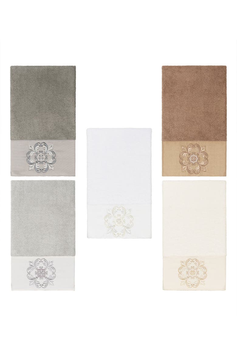 Alyssa Embellished Bath Towel - Latte, Alternate, color, LATTE