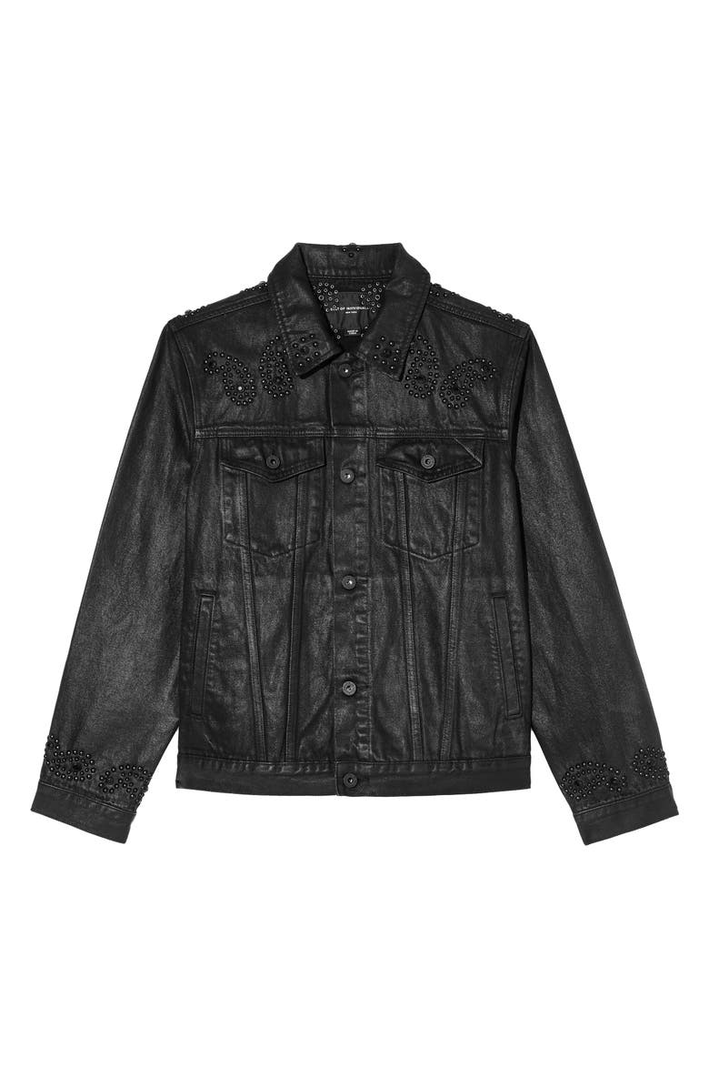 Cult of Individuality Type II Denim Jacket, Alternate, color, Paisley