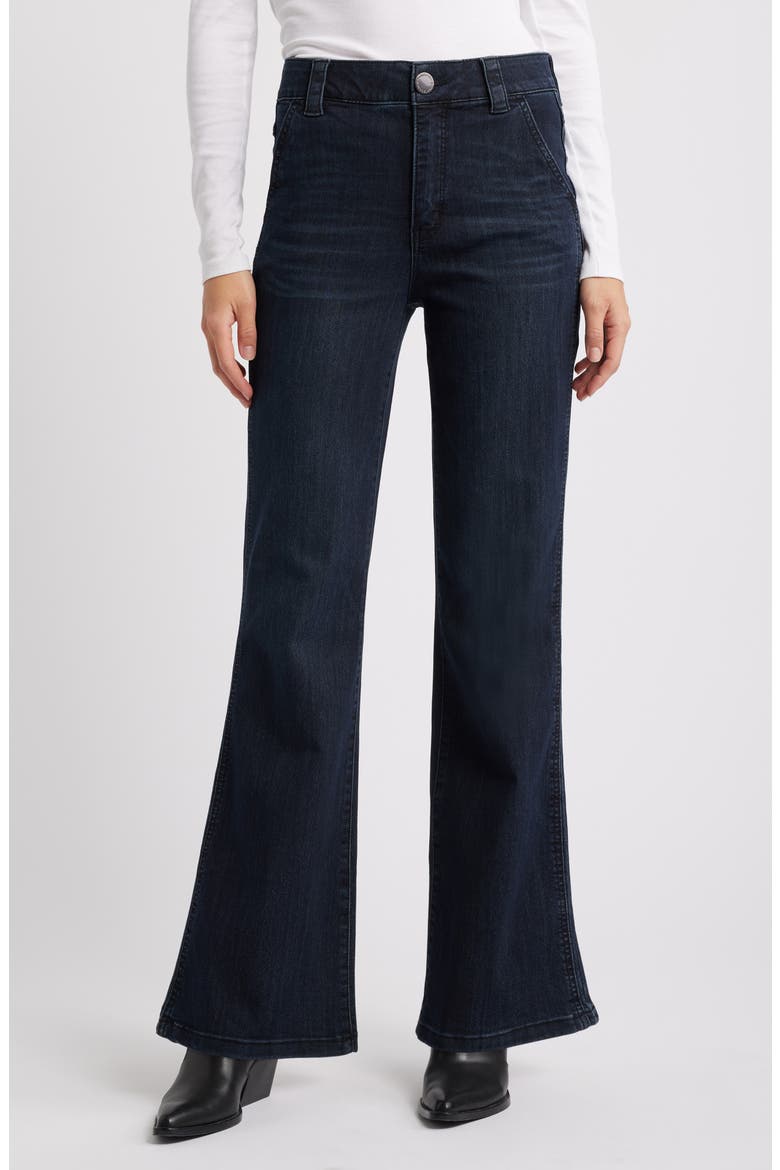 Skyrise Flare Jeans, Main, color, DARK INDIGO ARTISANAL