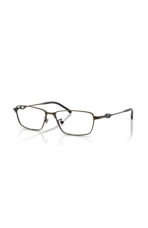 Diesel ® 56mm Rectangle Optical Glasses In Brown