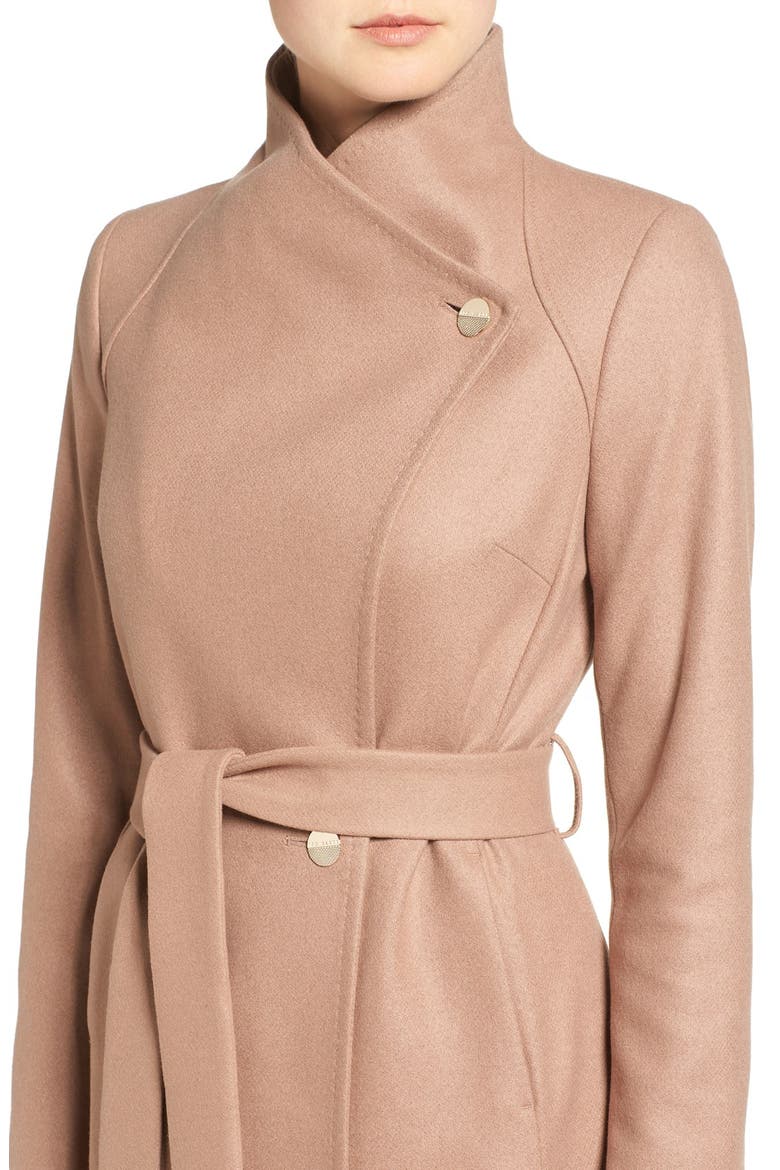 Wrap Coat, Alternate, color, CAMEL