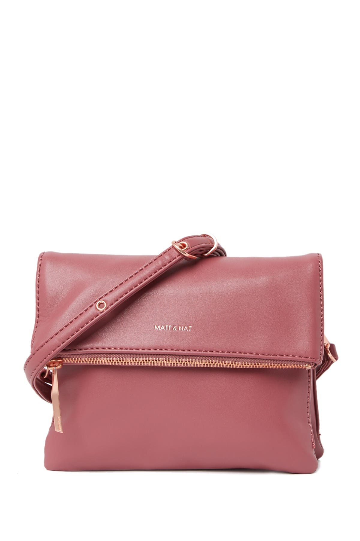 Matt & Nat Hiley Faux Leather Crossbody Bag, Main, color, 