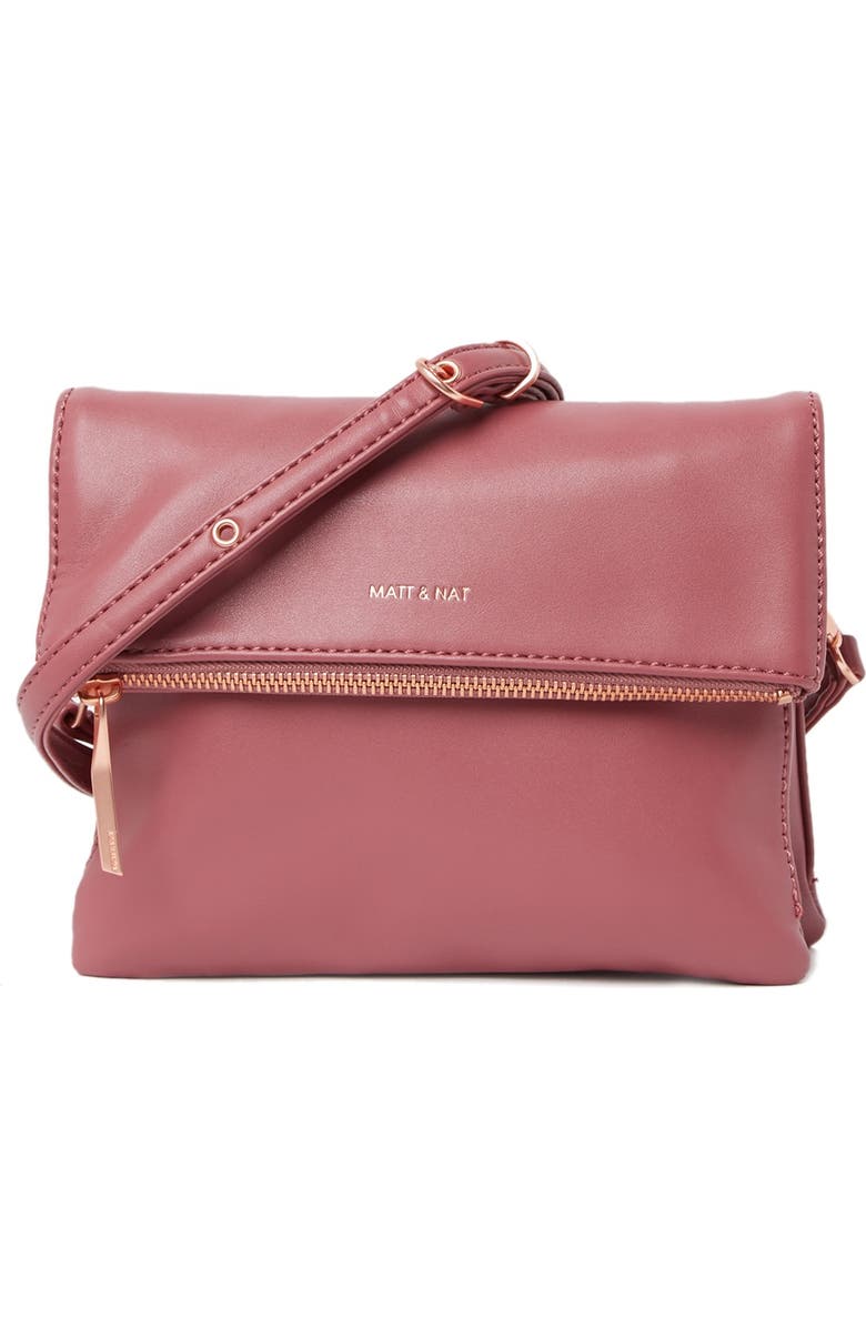 Matt & Nat Hiley Faux Leather Crossbody Bag, Main, color,