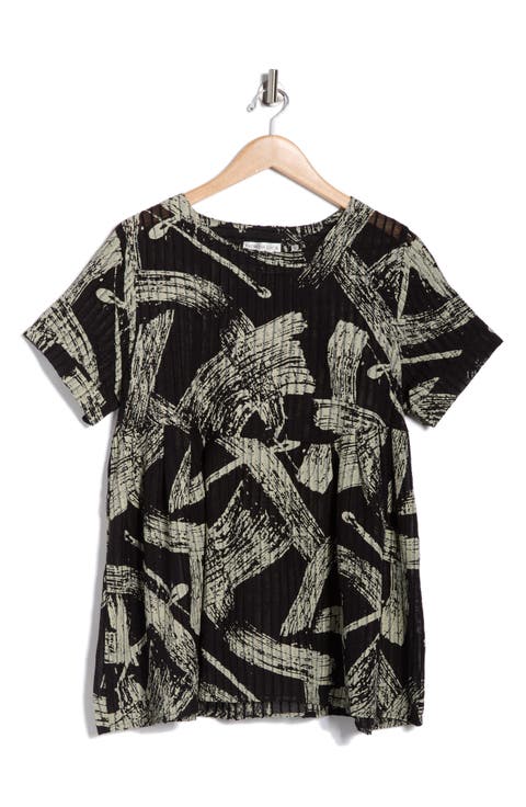 Draped Grommet T-Shirt