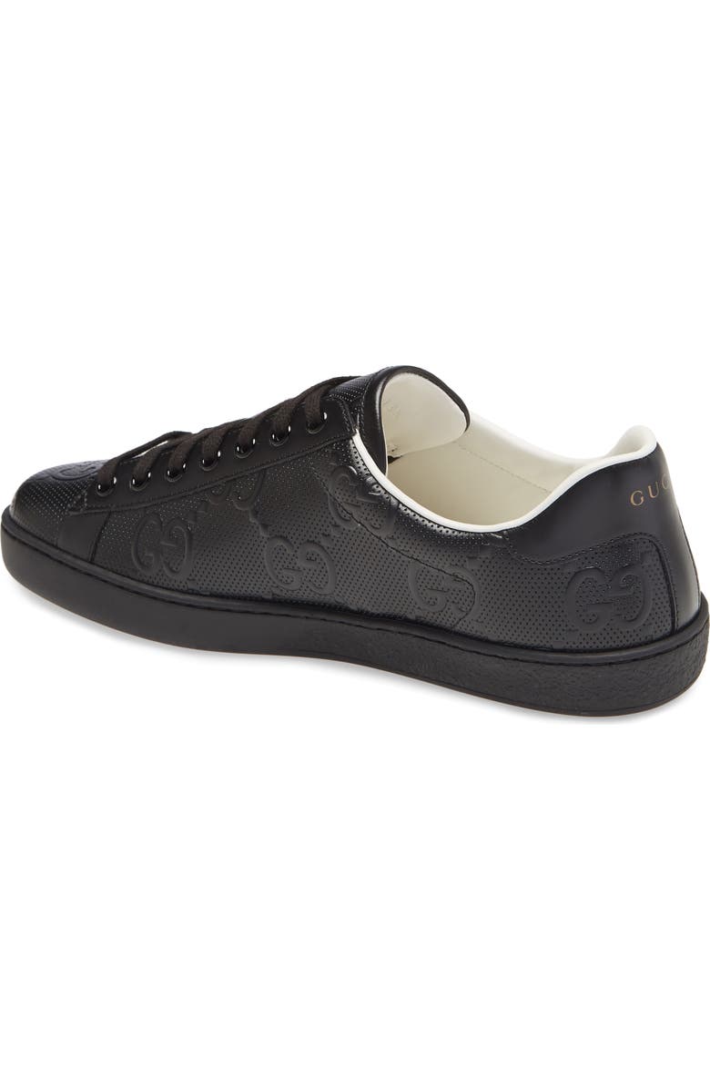 Gucci New Ace Logo Low Top Sneaker, Alternate, color,