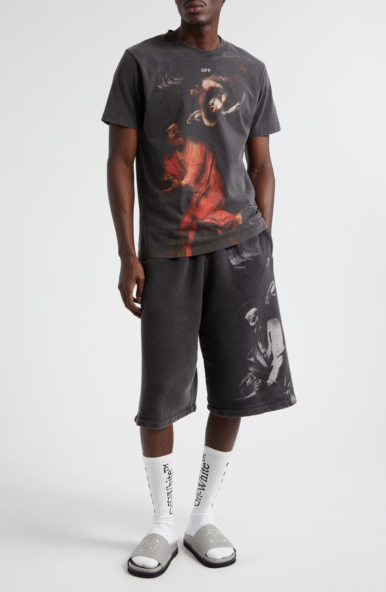 Off-White Matthew Slim Fit Cotton Graphic T-Shirt, Alternate, color,