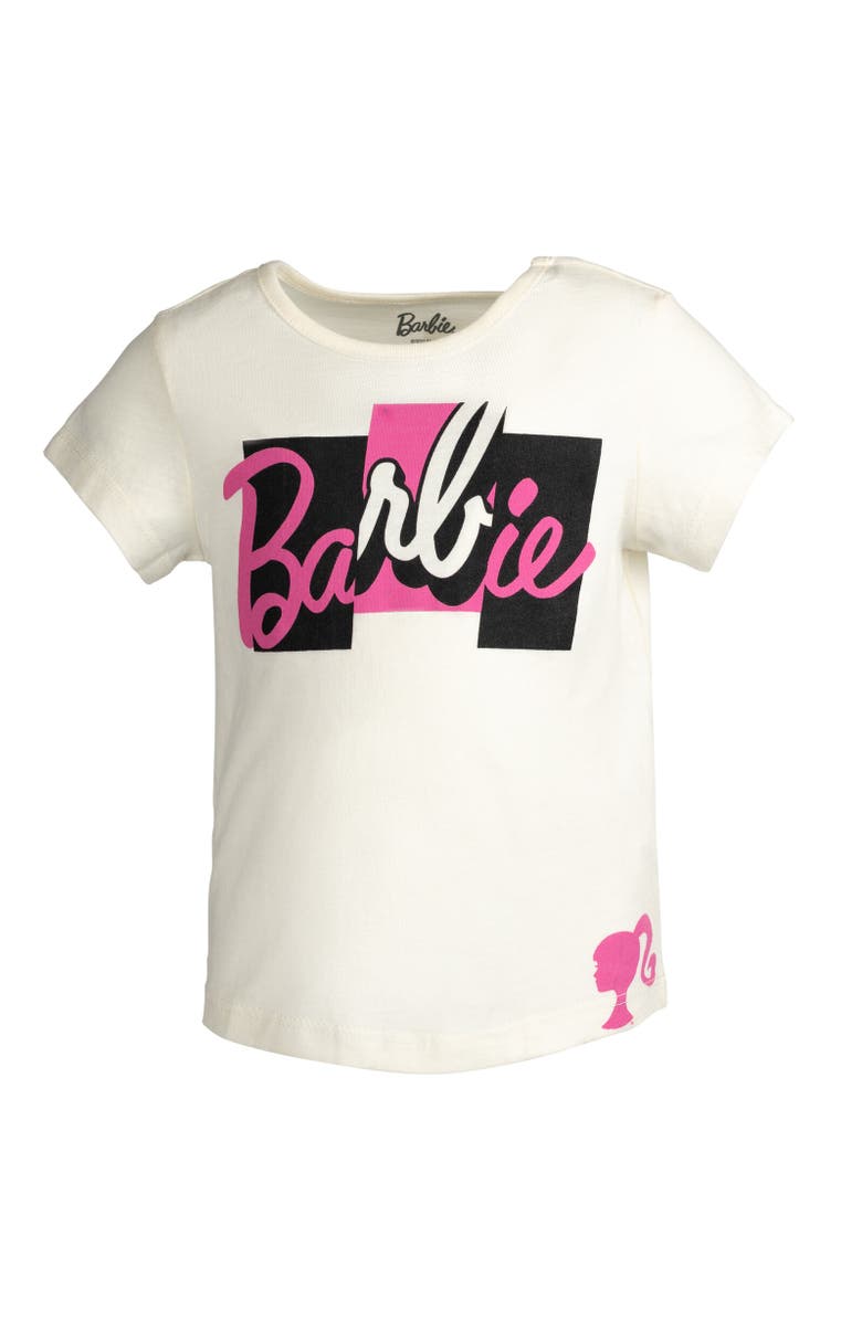 Barbie 2-Pack T-Shirts, Alternate, color, White / Pink