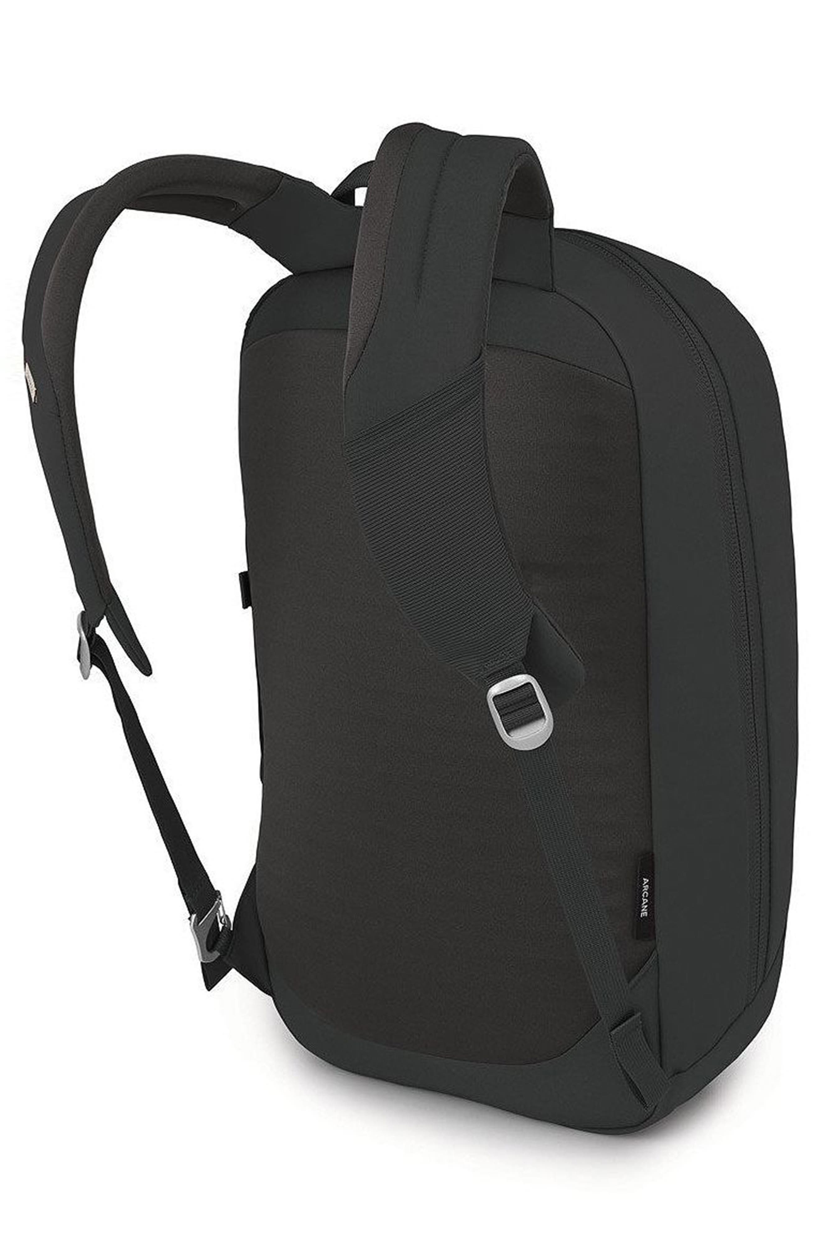 Osprey Large Arcane Recycled Polyester Commuter Backpack, Alternate, color, Black