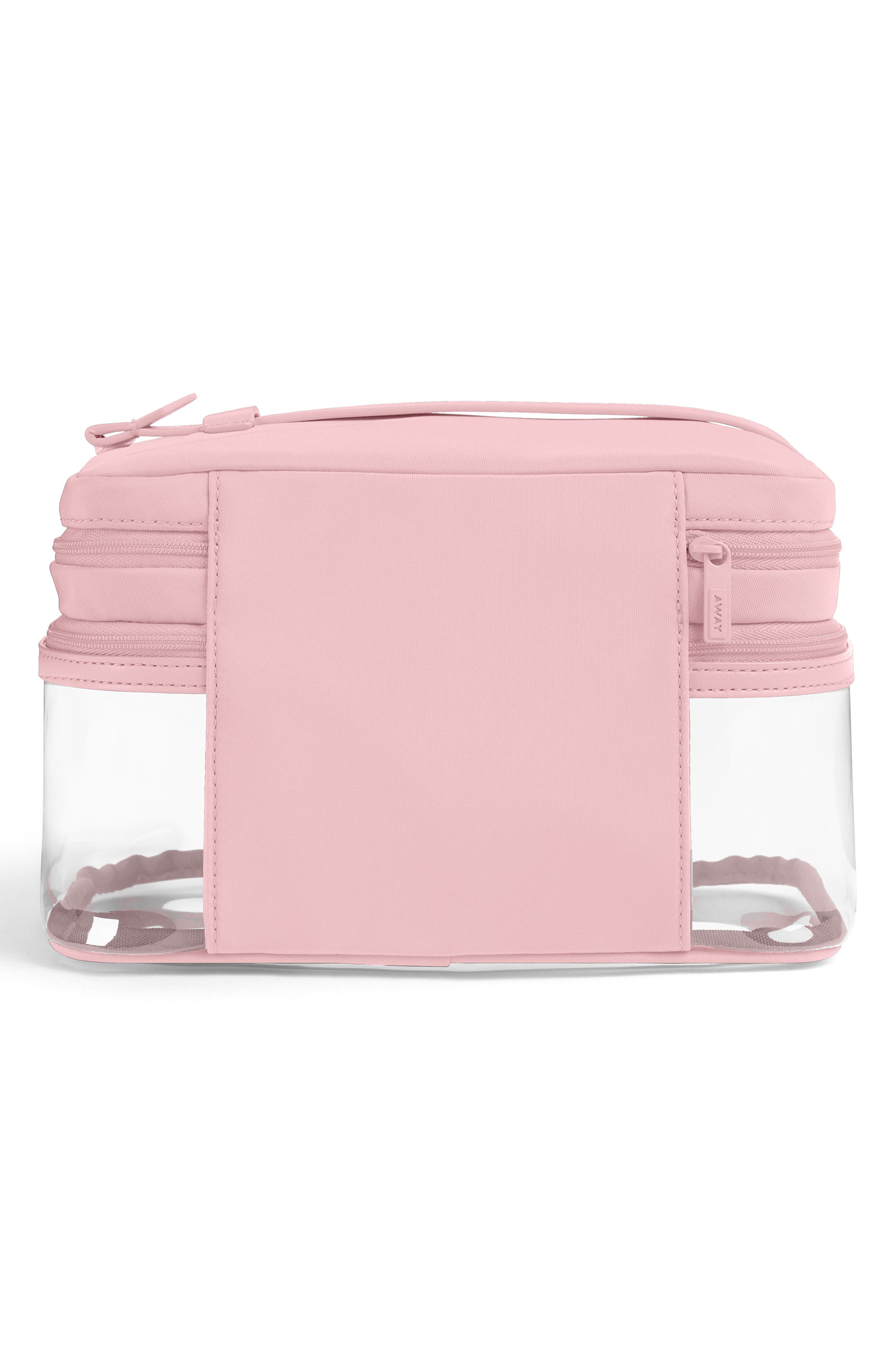 Clear Cosmetics Case, Alternate, color, BLUSH PINK