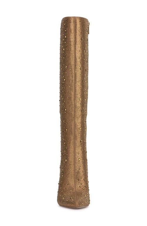 Jessica Simpson Laurel Pointed Toe Knee High Boot In Bronze