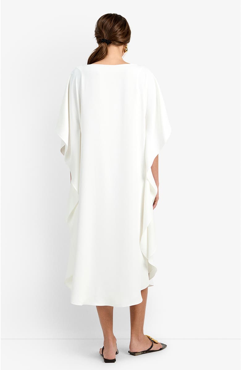 Trina Turk Neena Rhinestone Caftan Dress, Alternate, color, Whitewash