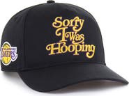 '47 Men's Brand Seen by '47 Black Los Angeles Lakers Sorry I Was Hooping Hitch Adjustable Hat
