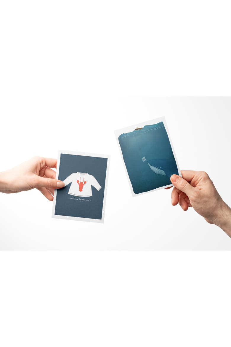 Baby Greeting Card Pack (3ct) "Love Note, Welcome Aboard, Lobster Sweater", Alternate, color, Multi-Pack