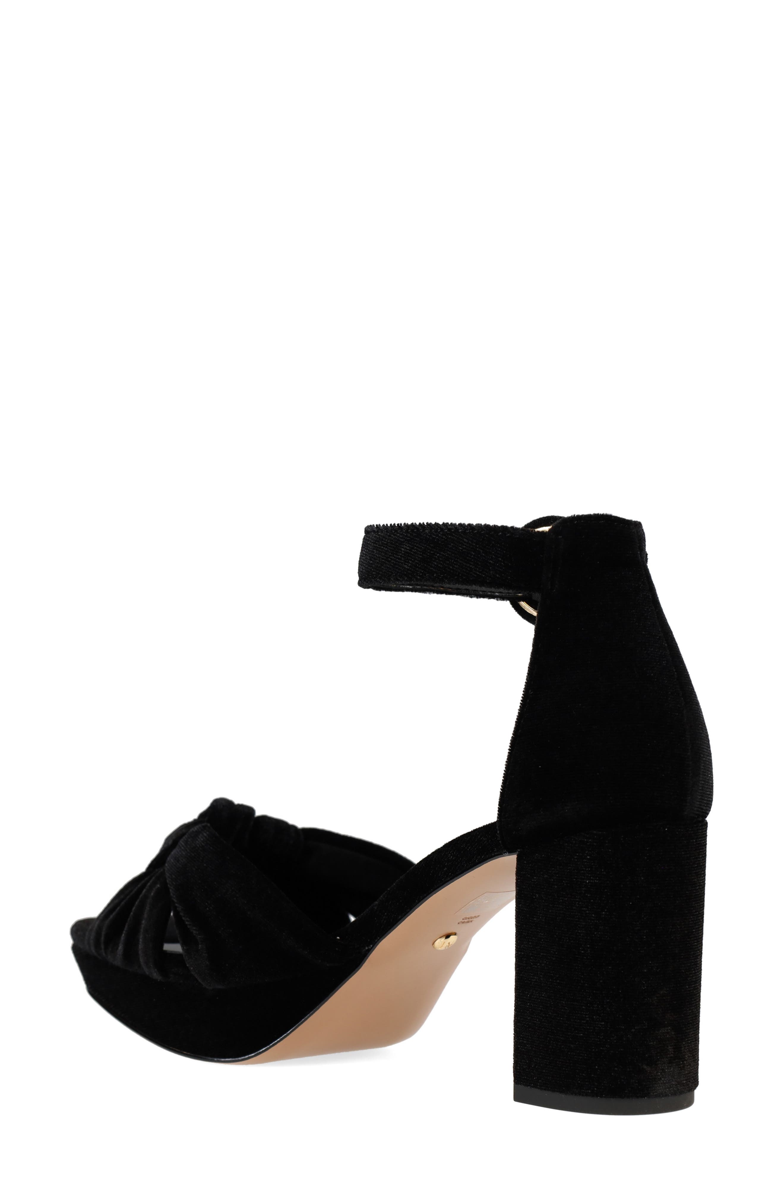 Pelle Moda Anesa Ankle Strap Platform Sandal, Alternate, color, Black