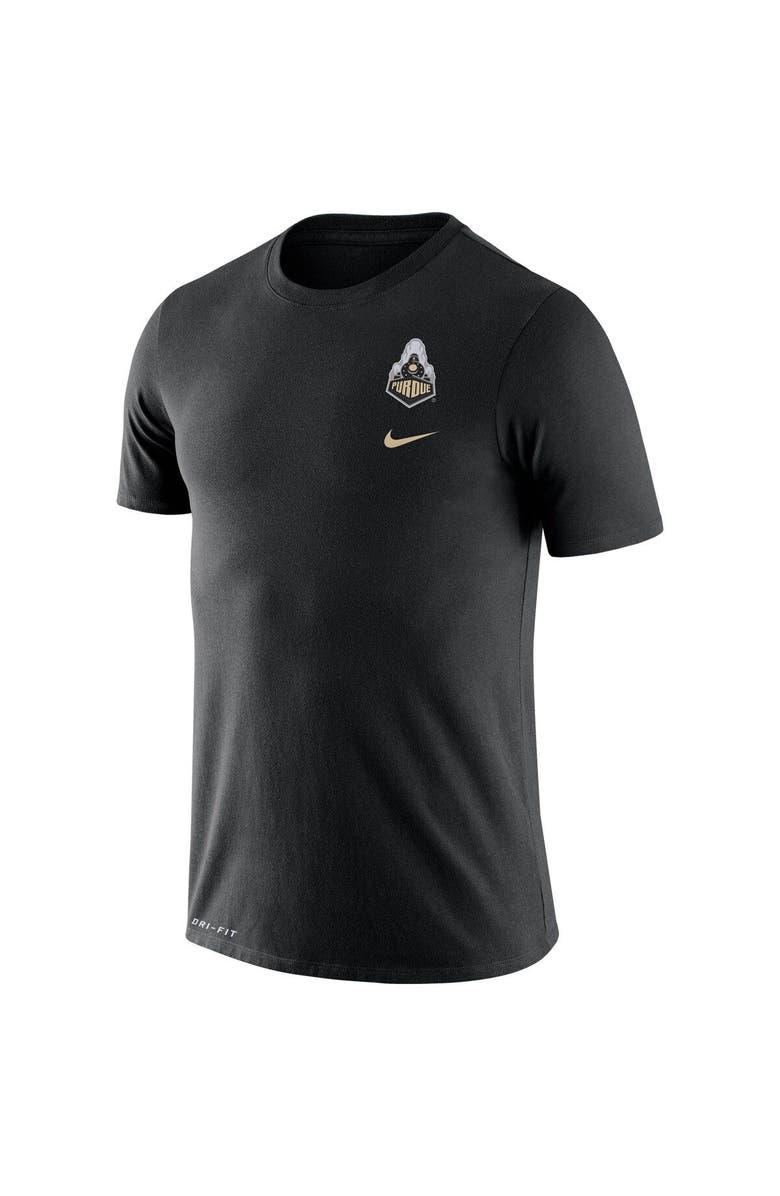 Nike Men's Nike Black Purdue Boilermakers DNA Logo Performance T-Shirt, Alternate, color,