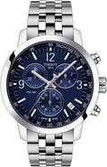 Tissot Men's PRC 200 Chronograph Bracelet Watch, 43mm