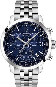 Tissot Men's PRC 200 Chronograph Bracelet Watch, 43mm