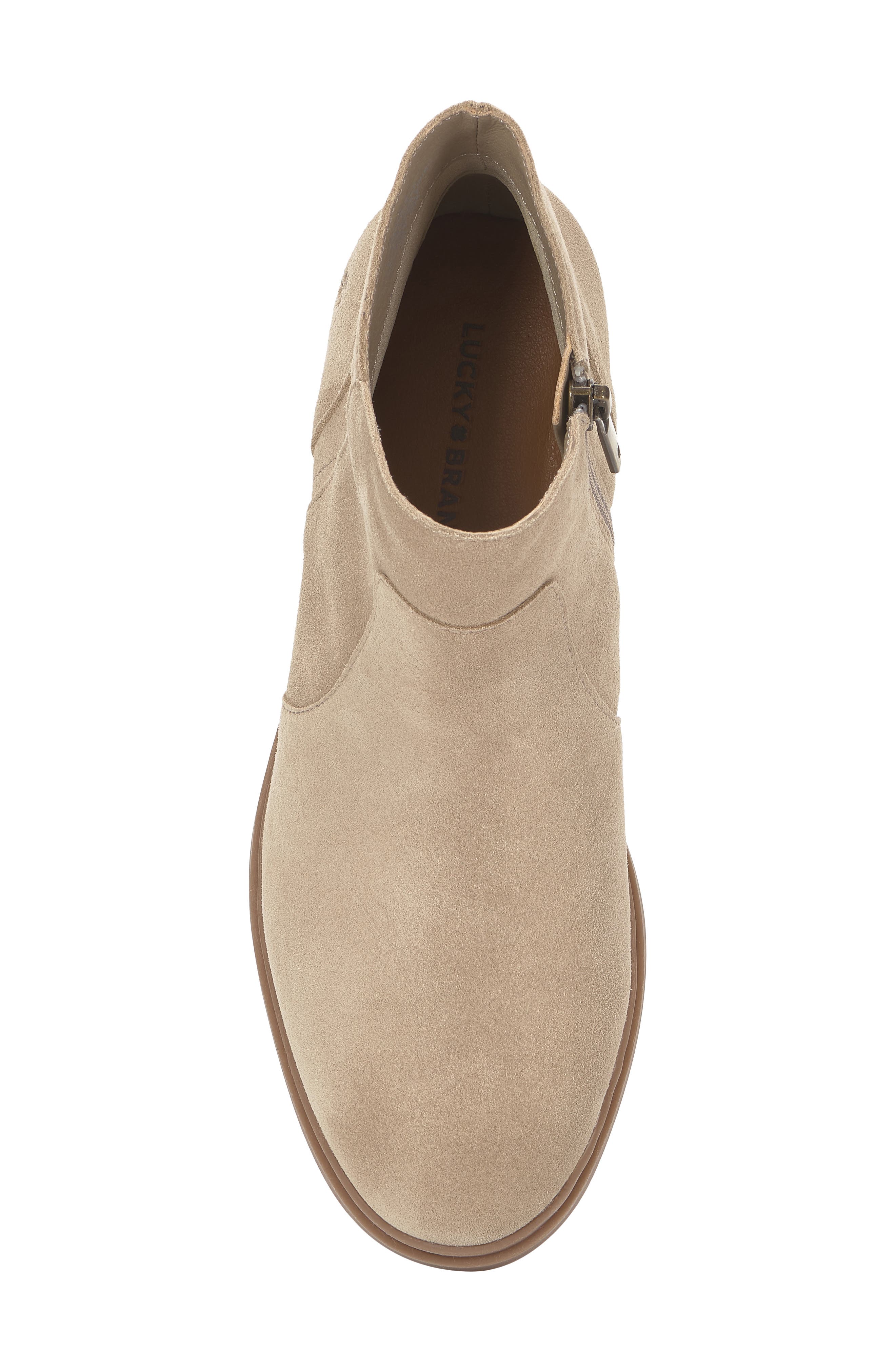 Haizly Leather Bootie, Alternate, color, DUNE 01