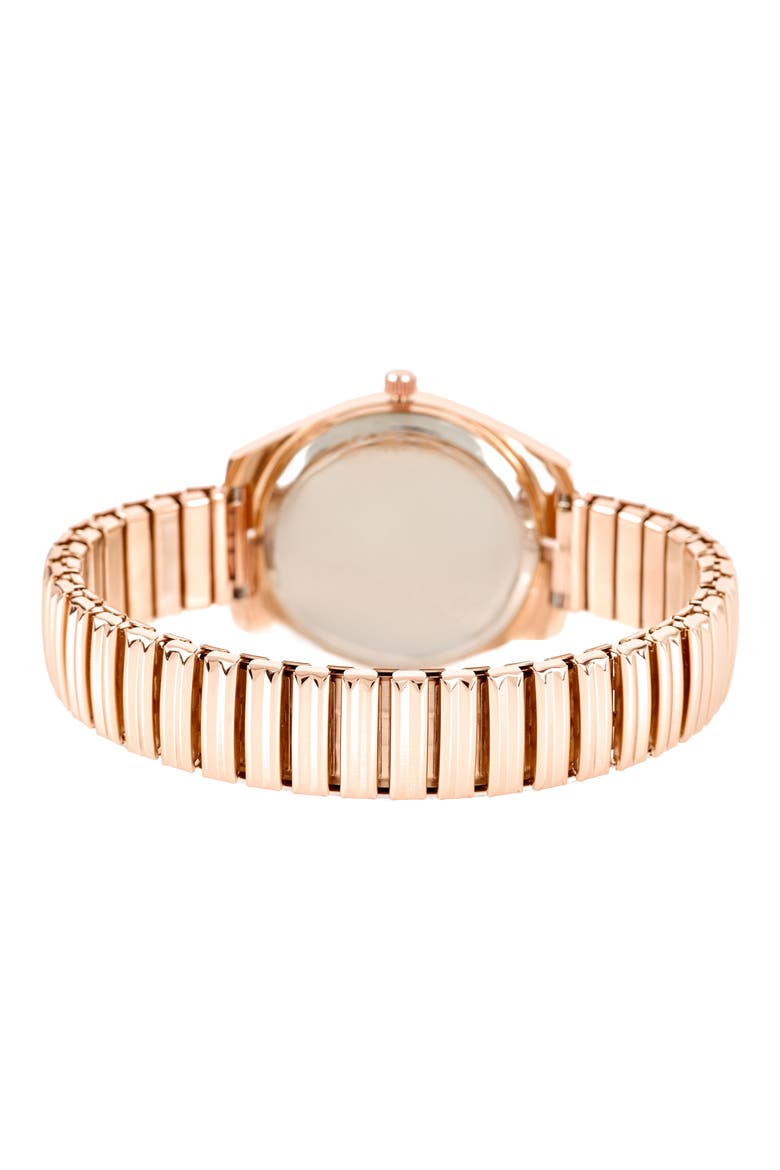 Diamond Accent Bracelet Watch, 33mm, Alternate, color, ROSEGOLD